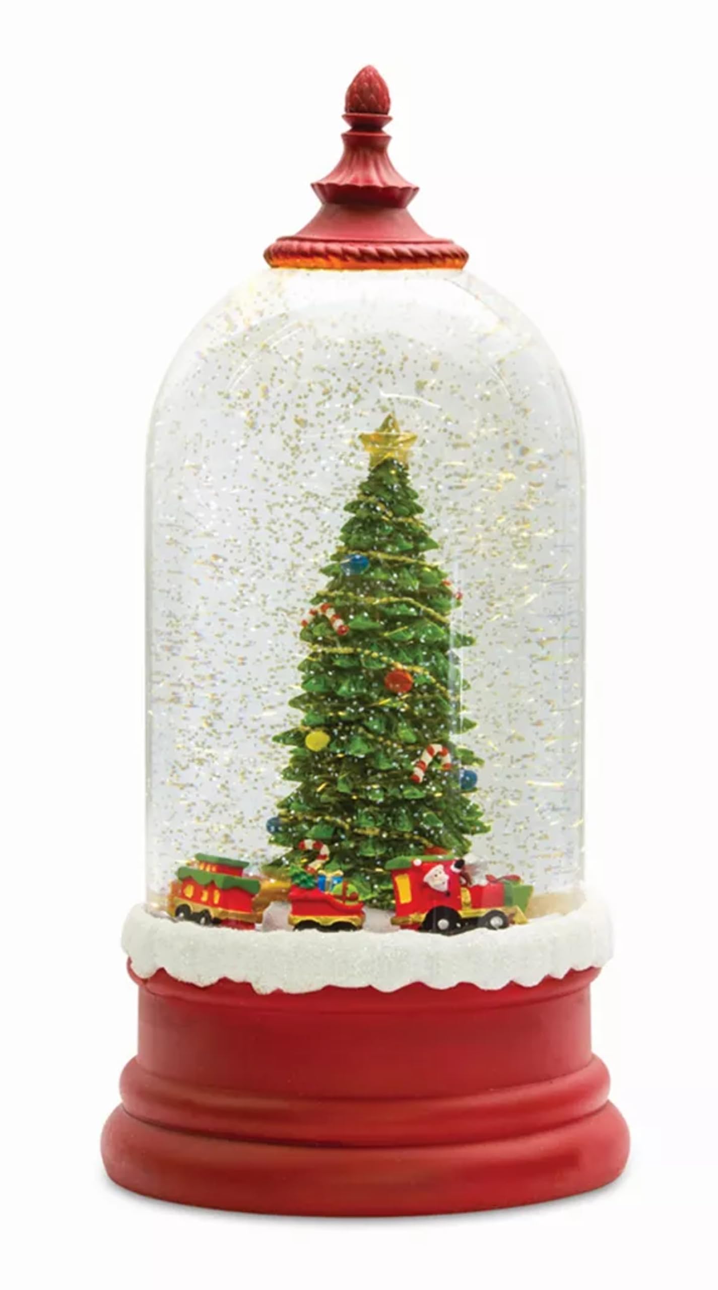 Melrose Modern Home Decorative Snow Globe with Tree 10.5