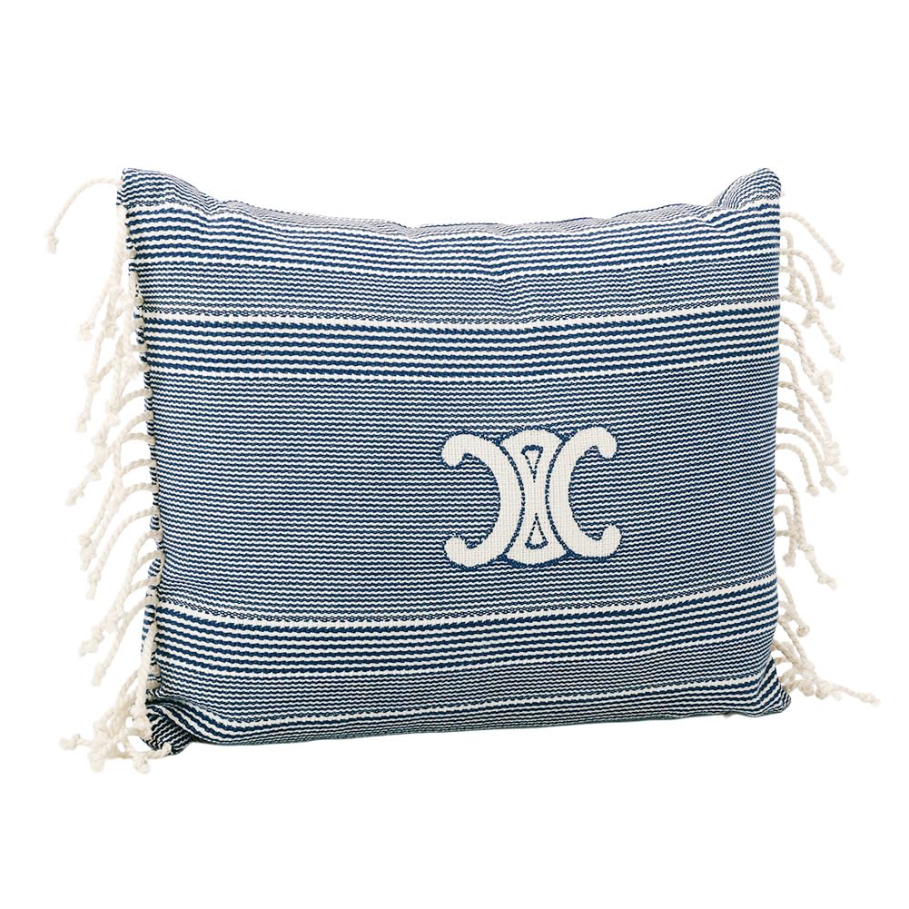 Amazon.co.jp: [セリーヌ] クッション トリオンフ ストライプ コットン