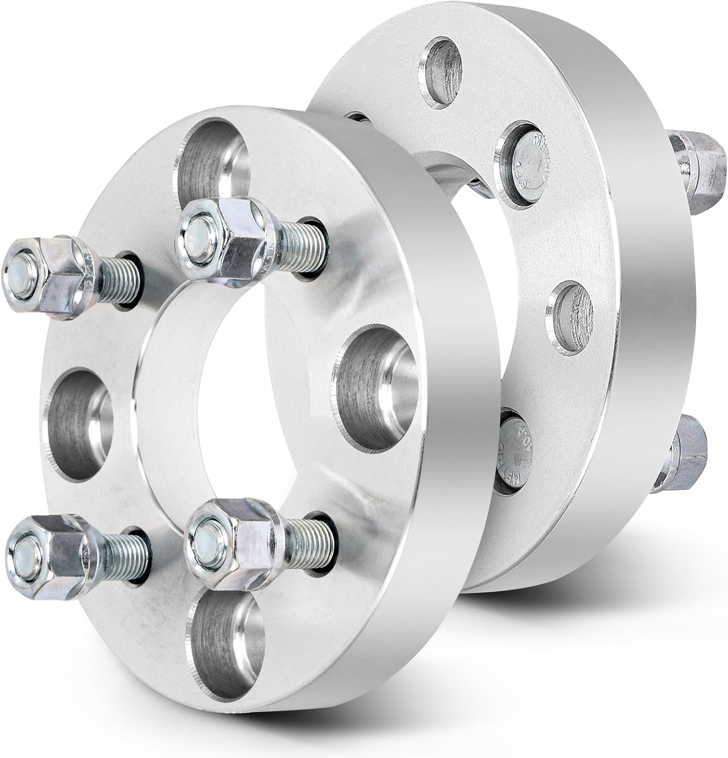 SCITOO 2X 4 Lug 1" Wheel Spacers Adapters 4x4.5 to 4x100 12x1.5 Studs 67.1mm for Altima for Accent