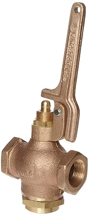 Kingston 305A Series Brass Quick Opening Flow Control Valve, Pull Lever, 3/4
