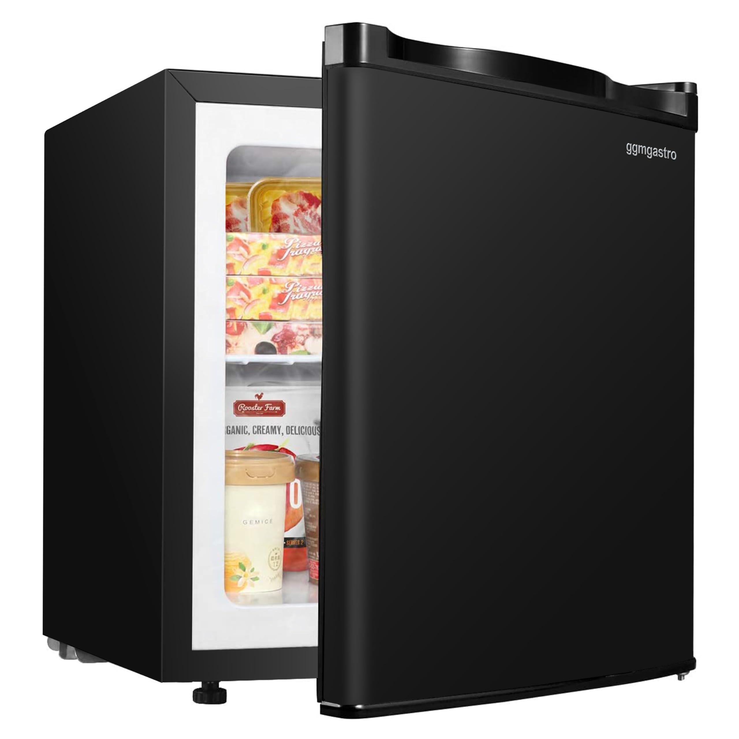 GGM Gastro Mini-Tiefkühlschrank ECO 32L | Ideal für den gewerblichen Einsatz, wechselbarer Türanschlag, einfache Innenreinigung, direkt einsatzbereit