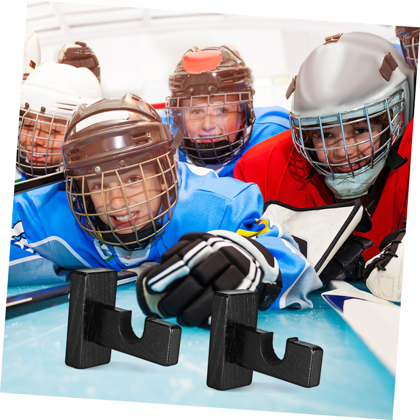 Hockeyschläger Wandhalterung für Hockeyzubehör mit Einfacher Montage und Robustem Design zur Stilvollen Hockey Schläger Aufbewahrung im Raum