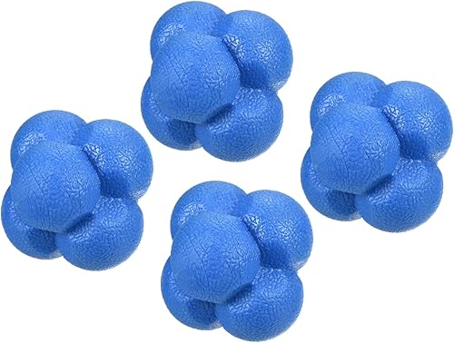 Miniatura 10 de PATIKIL Bounce Reaction Balls Entrenador de agilidad de pelota de entrenamiento de coordinación, TPR de alta dificultad, para reflejo de velocidad