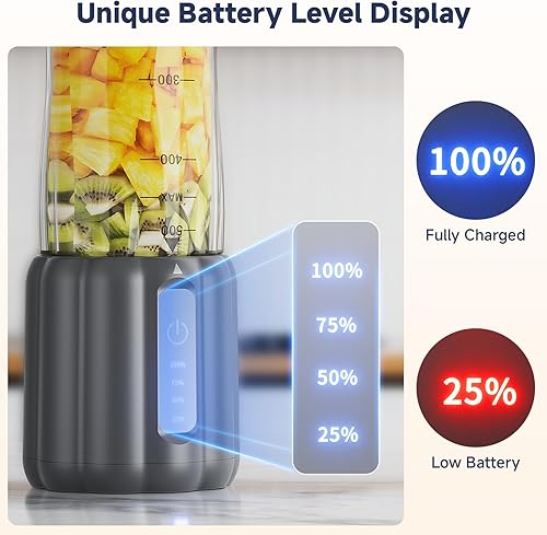 Miniatura 3 de COKUNST Licuadora portátil de 18 oz