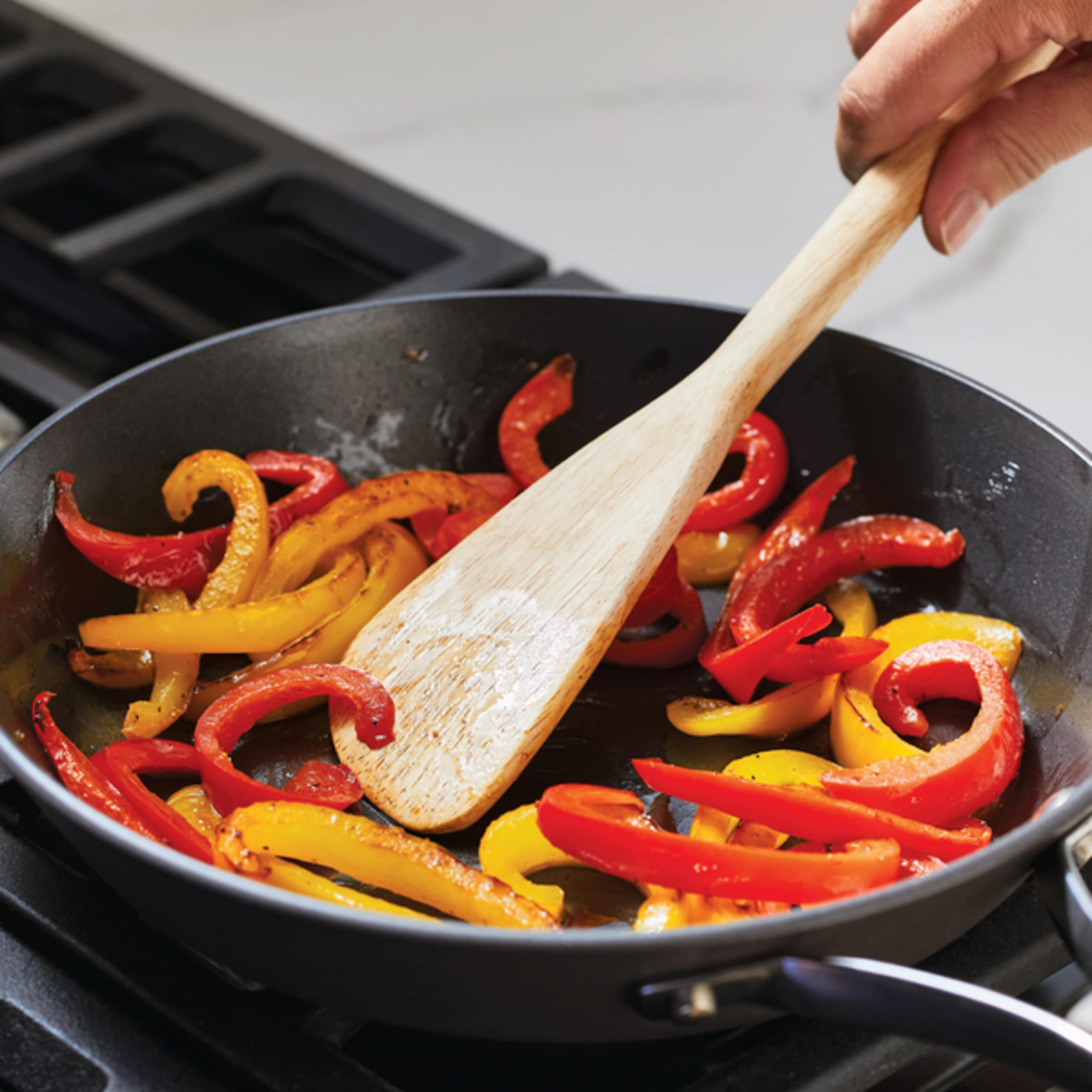 Ayesha Curry Tools and Gadgets Koch-/Küchenhelfer-Set, inkl. massivem Löffel, Sautepaddel, Löffel, Glasspatel, 4-teilig, Anker