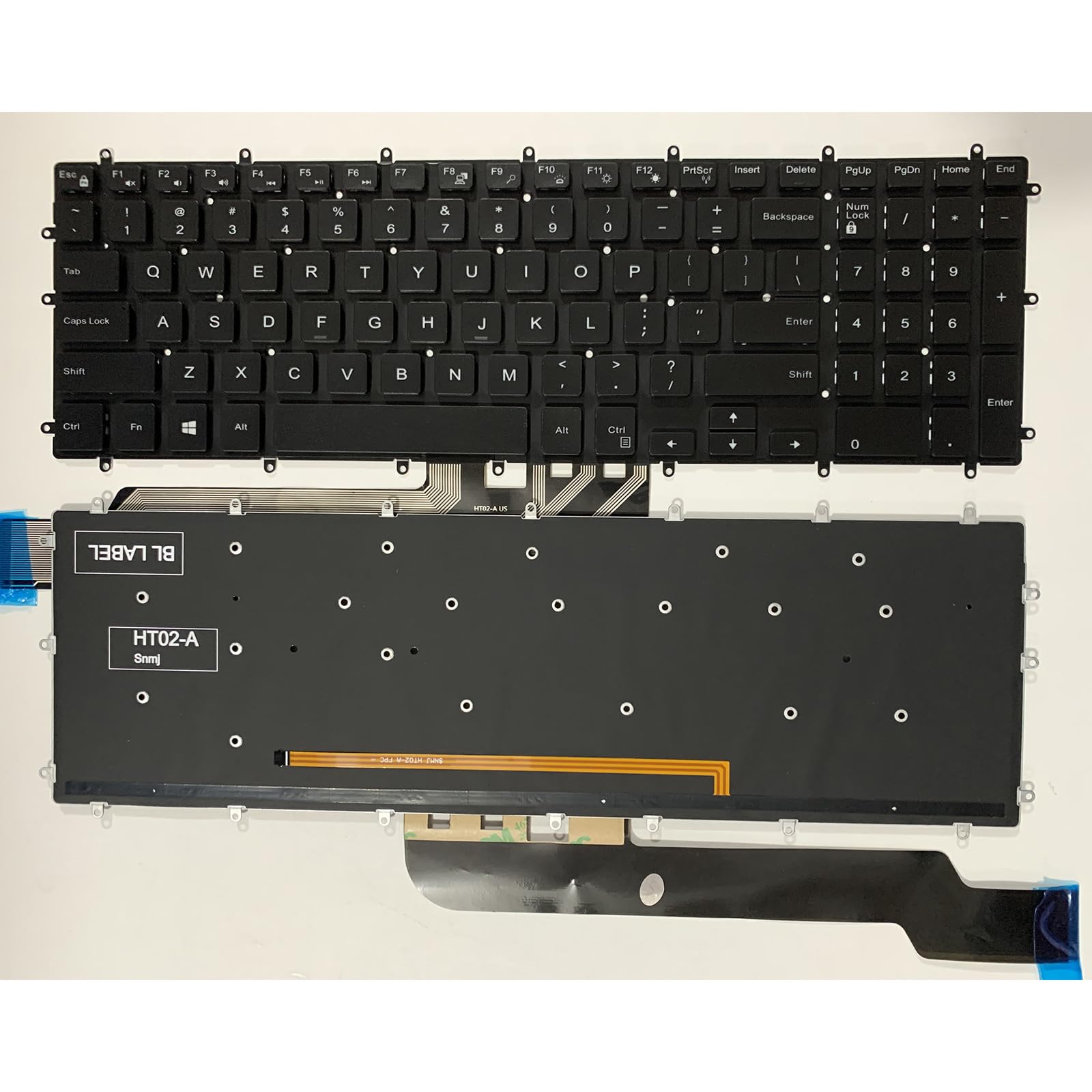 Clavier Inspiron 7577 7587 Dell de rechange américain QWERTY