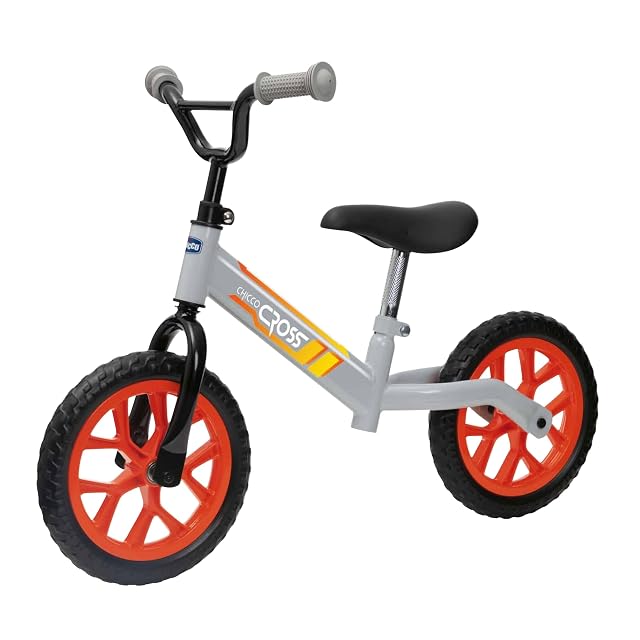 Chicco Bicicleta Niño 2 años, Bicicleta Sin Pedales, 2-5 Años, hasta 25 kg, Bici Sin Pedales, para Aprender a Mantener el Equilibrio, Manillar y Sillín Ajustables, Juguetes, Regalo Niño 2 años, Gris