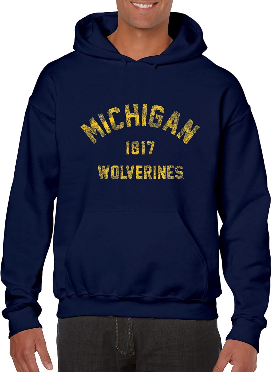 UGP Campus Apparel UGP Campus Apparel NCAA Vintage Year Arch, Team Color Hoodie, College, University