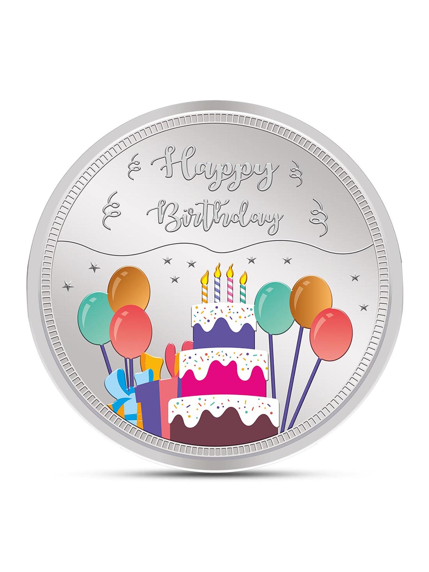 Kundan 20g (999.9) Happy Birthday Color Silver Coin (B0BT9BT7WH) Amazon Price History, Amazon Price Tracker