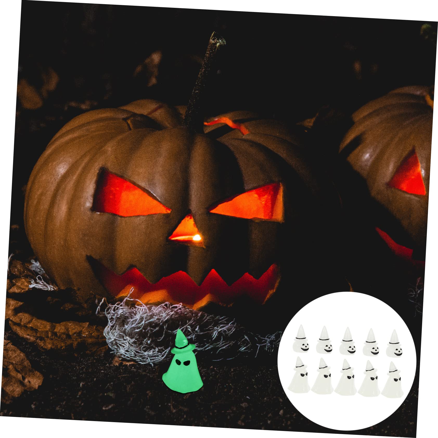 BESPORTBLE 30pezzi Decorazioni Luminose Per Halloween Abbellimenti Con Stili Casual Per Feste e Eventi Notturni