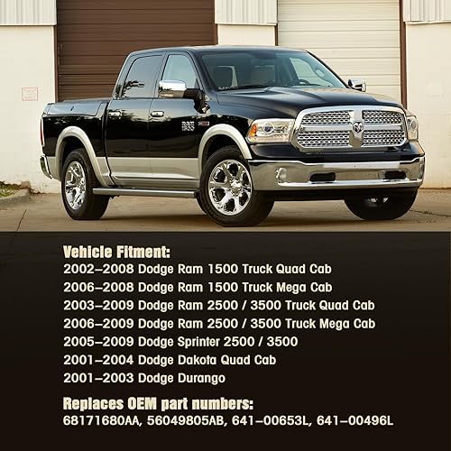 Miniatura 8 de Interruptor y bisel principal de la ventana eléctrica (lado del conductor y lado del pasajero) 56049805AB para Dodge Ram1500 2500 3500, Dodge Dakota