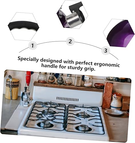 Miniatura 3 de Hervidor de agua hirviendo para estufa, tetera de acero inoxidable, hervidor de agua hirviendo para estufa, herramienta de cocina, hervidor de café