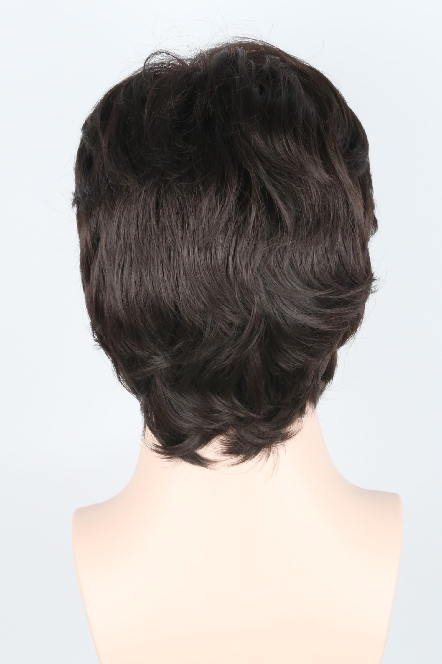 LeMarnia Mens Costume Wig and Beard Set 70s Brown Short Curly Bouffant Wig Halloween Costume Wigs, Brown-1 - Image 4