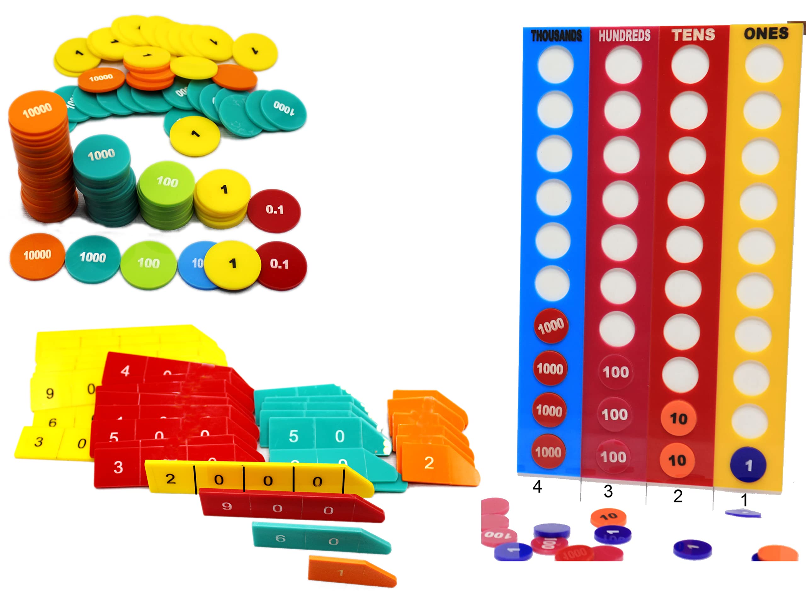 Buy Mathworld Place Value kit Colorful Mathematics Kit Learning