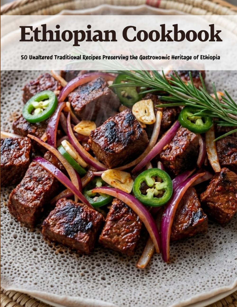 Ethiopian Cookbook: 50 Unaltered Traditional Recipes Preserving the Gastronomic Heritage of Ethiopia