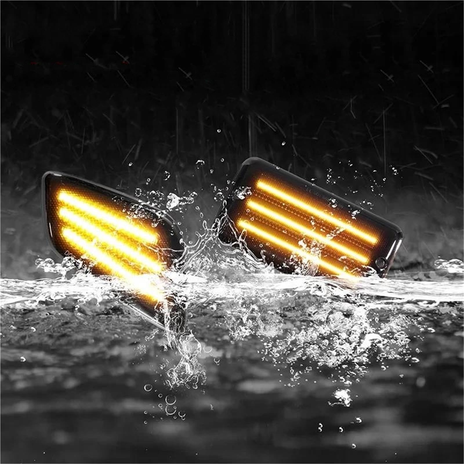 Giro Indicadoras Luz 4 Luces LED Para Coche Para Jeep Para Wrangler TJ 1997-2006, Luces De Giro Izquierda Y Derecha, Luz De Posición Lateral.