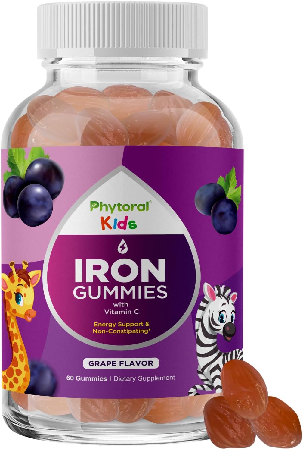 Vitamin Friends Vegan Multivitamin & Iron for Kids