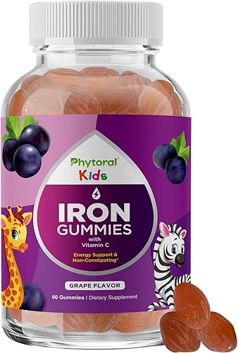 Miniatura 9 de Tasty Kids Multivitamínico con gomita de hierro  Gomitas de hierro suaves para niños y niños pequeños con vitamina C y complejo B  Suplementos de