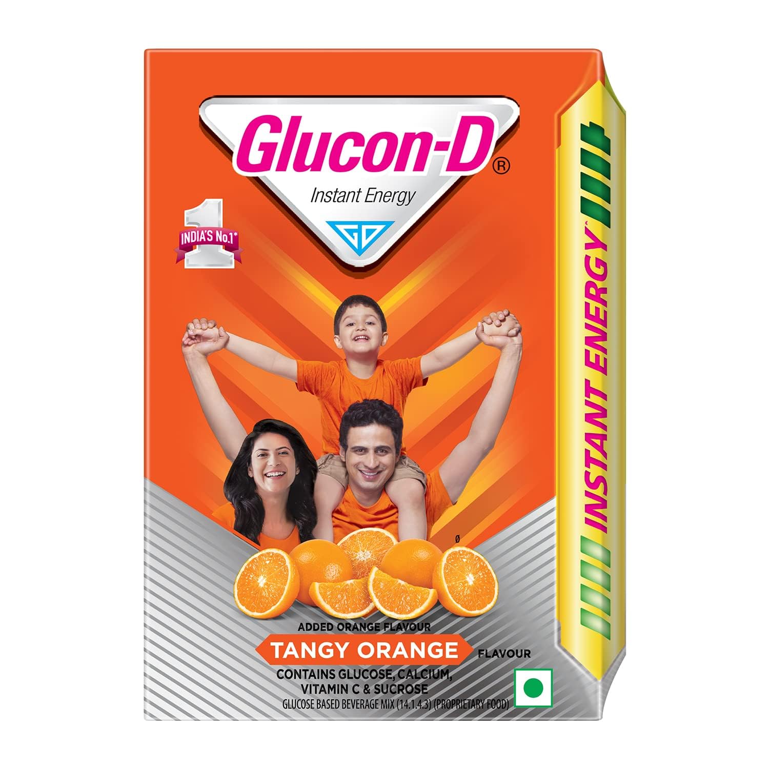Tangy Orange Glucose Powder Sachet | For Tasty & Healthy Orange Flavoured Glucose Drink| Provides Instant Energy| Vitamin C Supports Immunity| Contains Calcium for Bone Health|264g