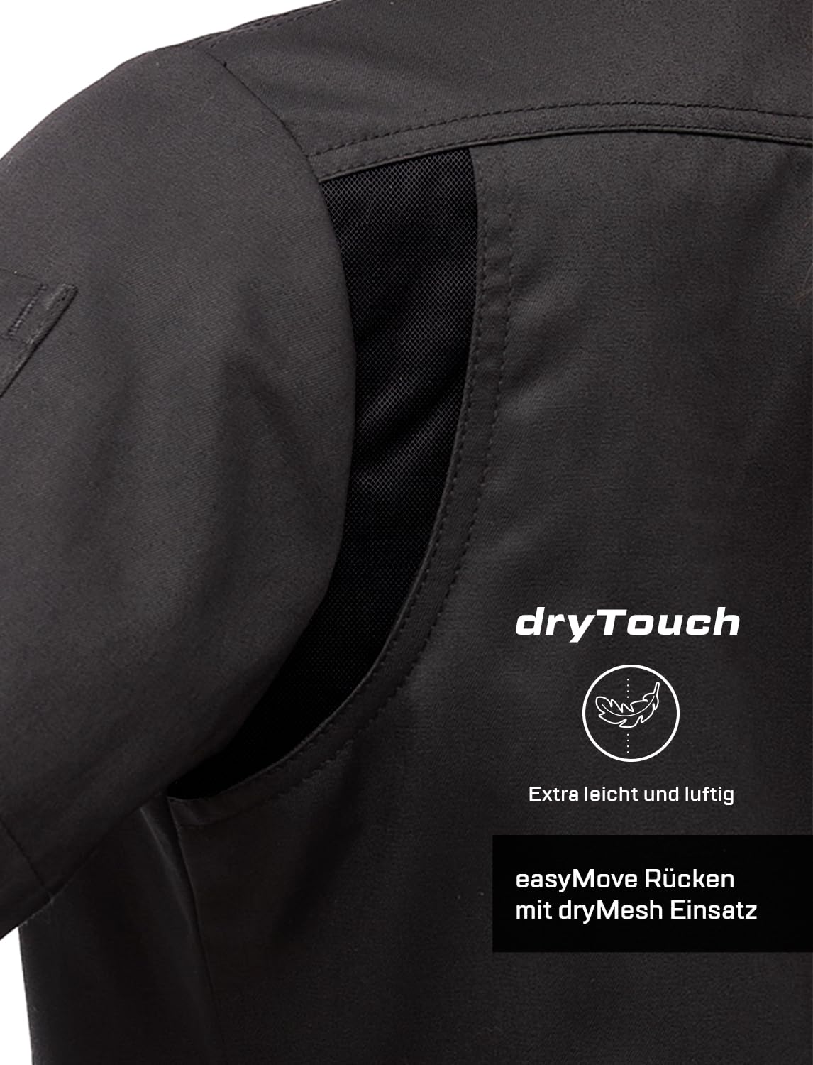 strongAnt Damen Kochjacke Langarm inkl. Kugelknöpfe aus easyClean Baumwolle. Kochuniform, Bäckerjacke -. Farbe: Schwarz, Grau, Weiß