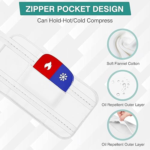 Miniatura 4 de Paquete de aceite de ricino, paquete de aceite de ricino reutilizable ajustable para desintoxicación del hígado, menos desorden, correa elástica,