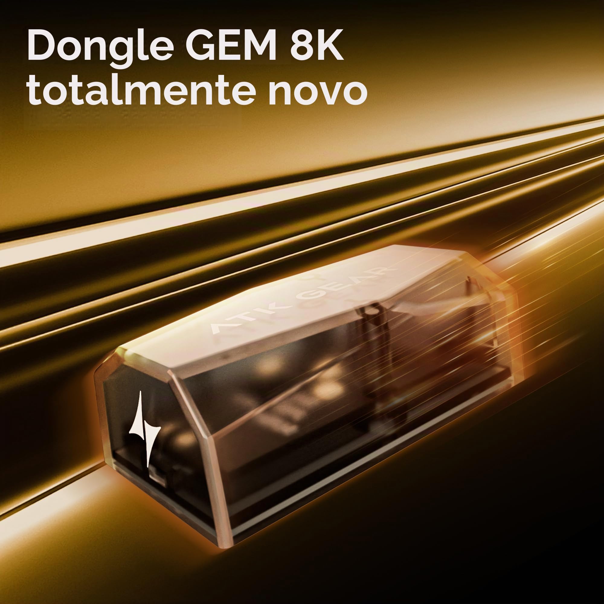 ATK Mouse para jogos sem fio Blazing Sky X1 V2, leve de 55 g