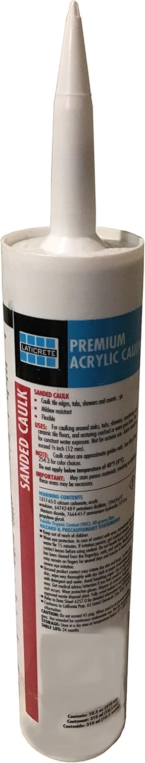 Laticrete Premium Acrylic Caulk Sanded, Marble Beige