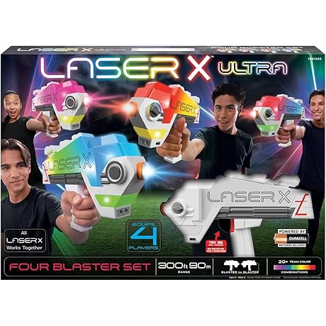 Laser X Revolution Laser Tag Blaster 4 Pack