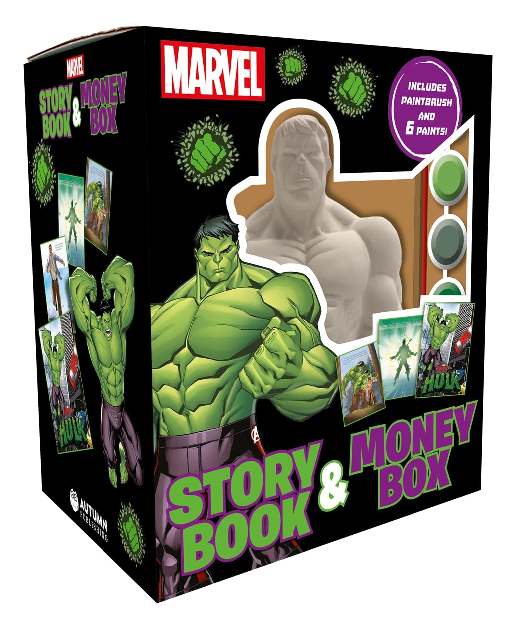 Marvel Hulk: Paint Your Own Money Box Paperback – 21 July 2020