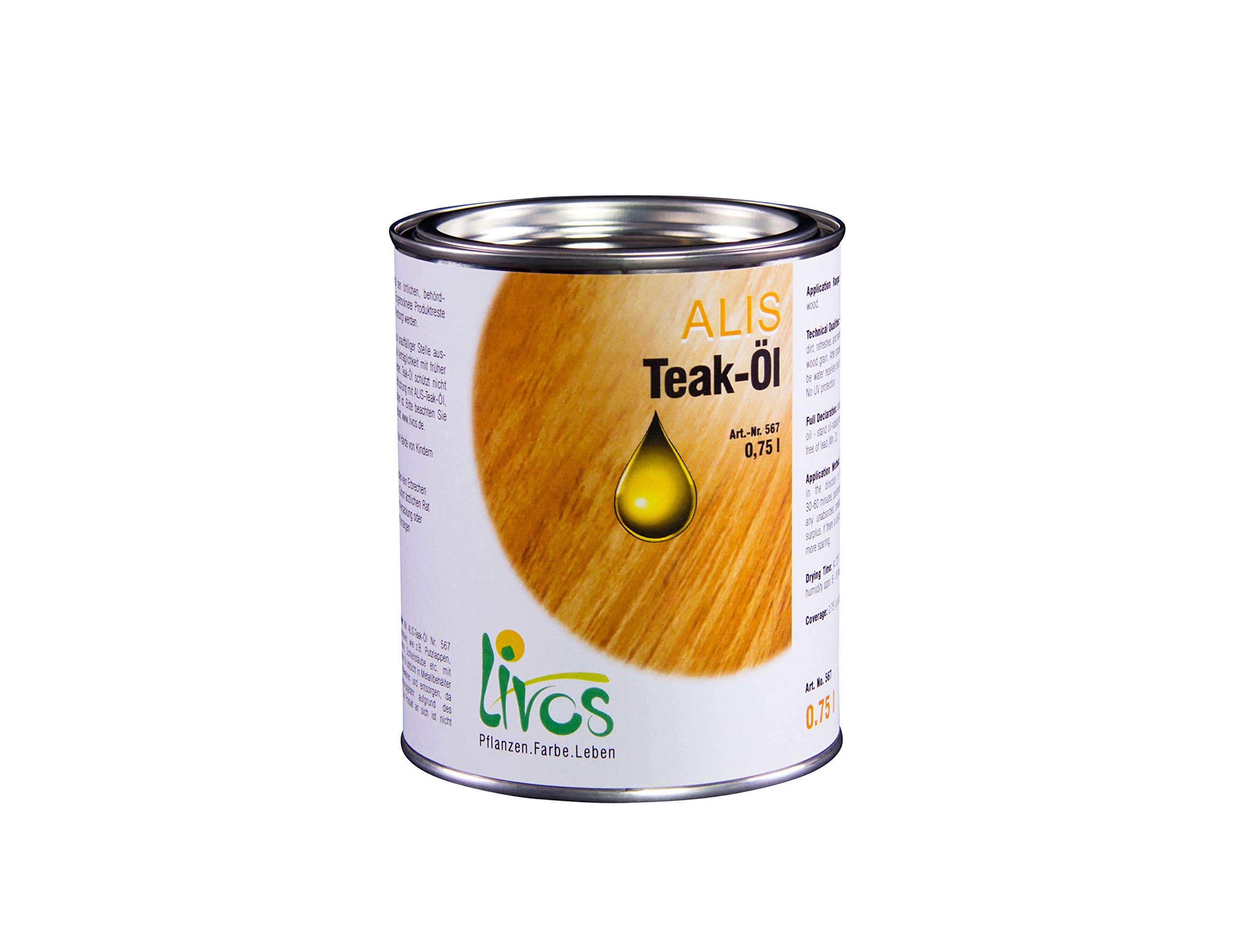 LIVOS ALIS Teak Öl Nr. 567 (0,75L)