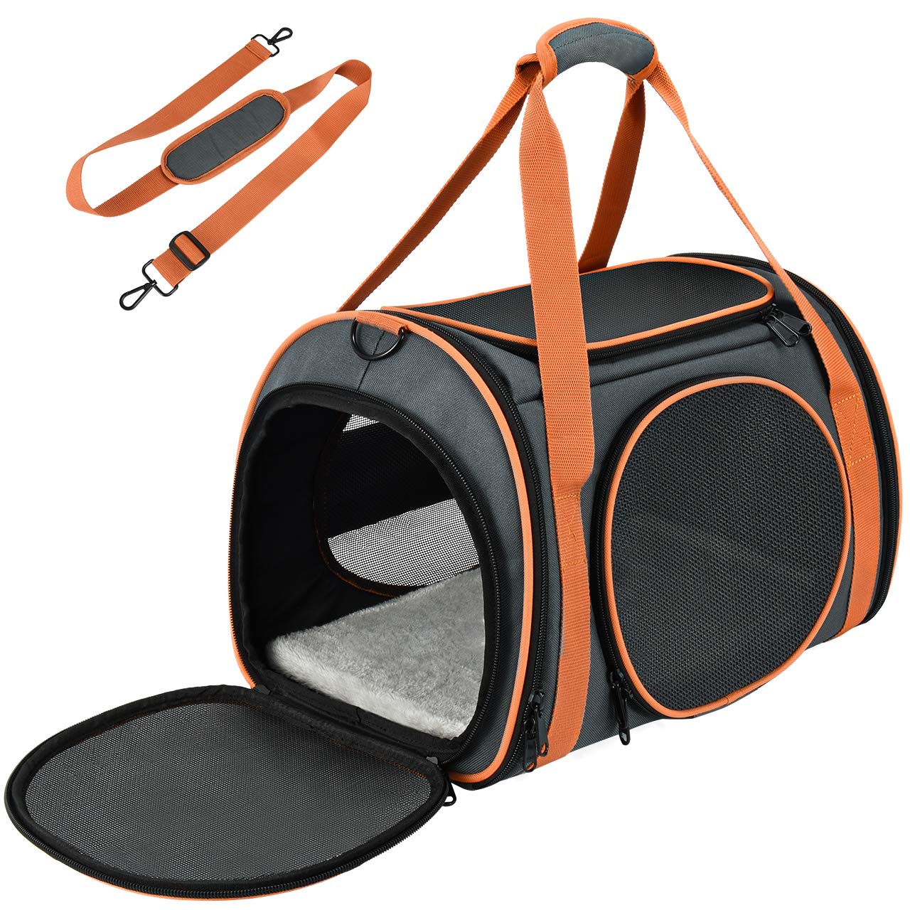 Amazon.com : OKMEE Cat Carrier TSA Airline Approved with