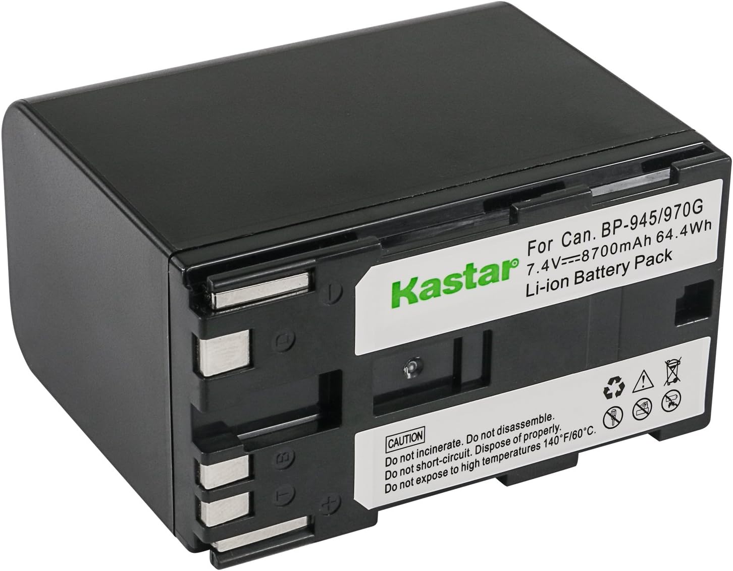 Kastar Battery for Canon BP-911, BP-911K, BP-914, BP-915, BP-924, BP-927, BP-930, BP-930E, BP-930R, BP-941, BP-945, BP-950, BP-950G, BP-970, BP-970G, 955, 975 and Canon XL1 XL1S XL2 GL1 GL2 XF305 more
