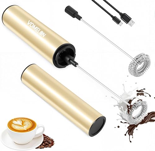 Espumador de leche recargable, espumador de café eléctrico, mezclador de bebidas de mano para café con leche, capuchino, café, huevos, chocolate
