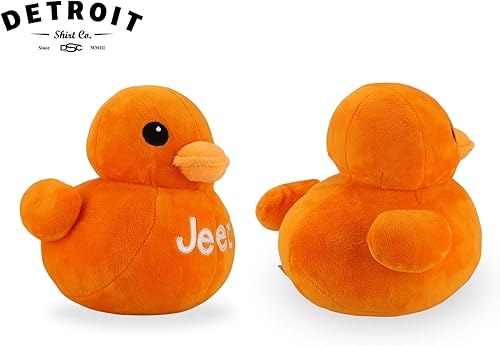 Miniatura 7 de Jeep Texto Logo Peluche Animal Pato Naranja -Perfect Enthusiasts You've Been Ducked (Naranja)