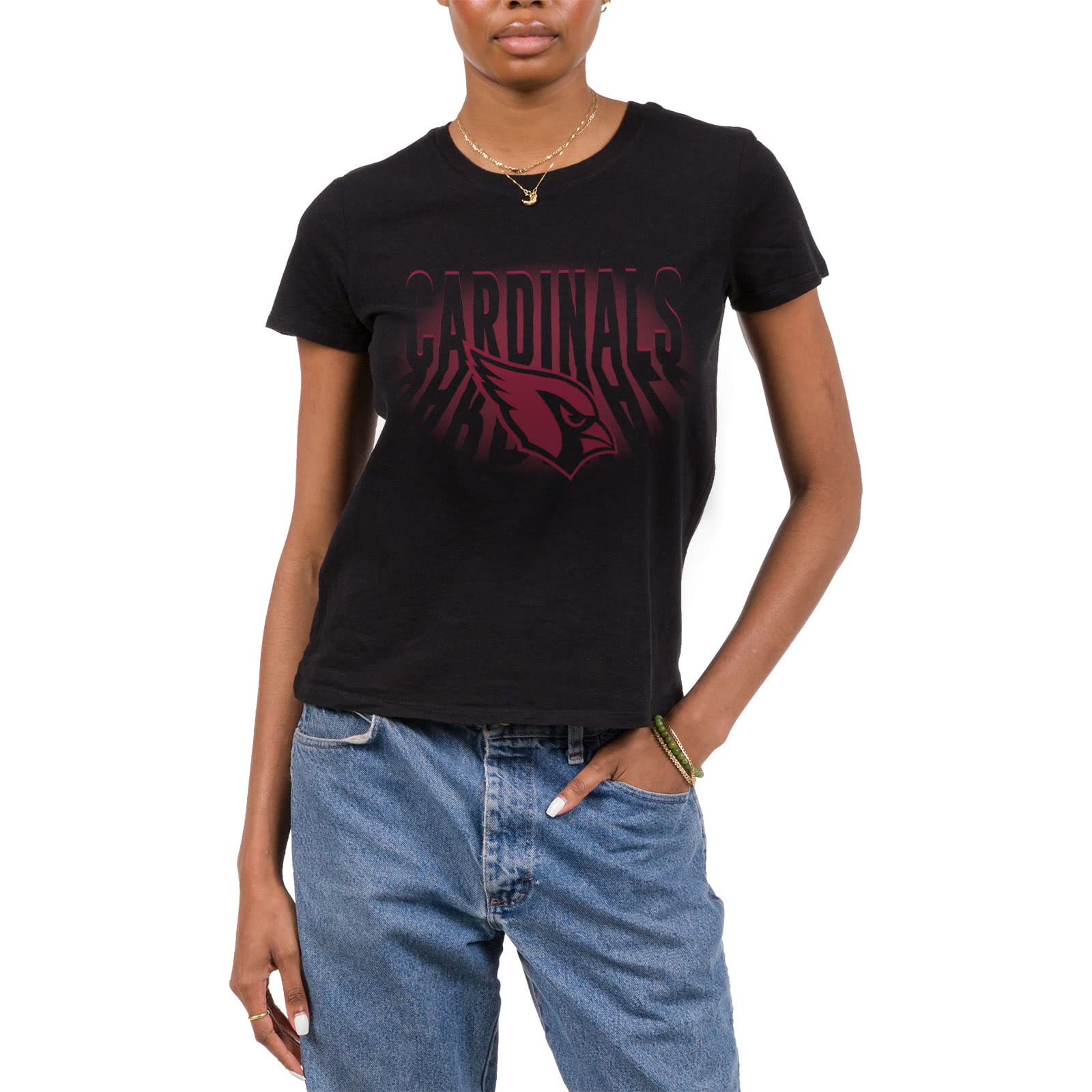 Junk Food Clothing x NFL - Arizona Cardinals - Team Spotlight - Women's Fan T-Shirt