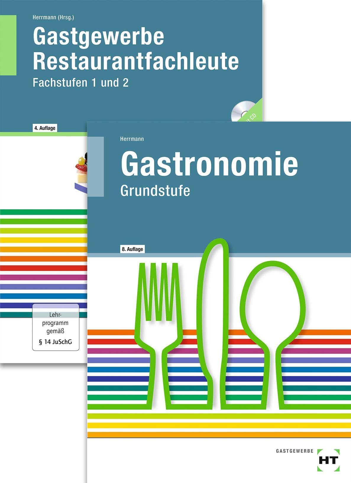 Paketangebot Gastronomie Grundstufe + Gastgewerbe Restaurantfachleute: HT 40050 "Grundstufe Gastronomie" und HT 40080 "Gastgewerbe Restaurantfachleute Fachstufen 1 und 2"