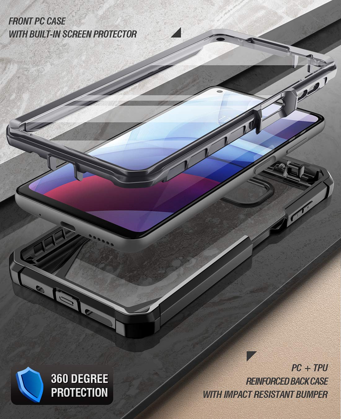 Protector Moto G Power 2025 Genérico DIGTIALL Funda Para Motorola Moto G Power 5G 2025 De 6.8 Pulgadas Con Funda Rigida Goma Minimalista Mate