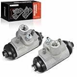 A-Premium Rear Drum Brake Wheel Cylinder Compatible with Honda Models - Civic 1980-1989, Accord 1988-1989, CRX 1988-1989, Prelude 1982-1982, 2-PC Set