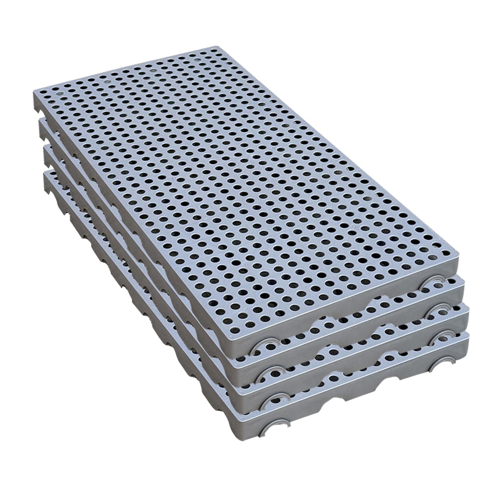 Palety z tworzywa sztucznego, lekka, wodoodporna paleta podłogowa, oddychające siatki HDPE, stojaki na artykuły, gniazdowa, odporna na wilgoć, paleta wentylacyjna do garażu, supermarketu, piwnicy