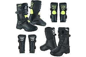 PROFIRST Motorcycle Kids Boots - Waterproof, Durable Footwear for Young Riders