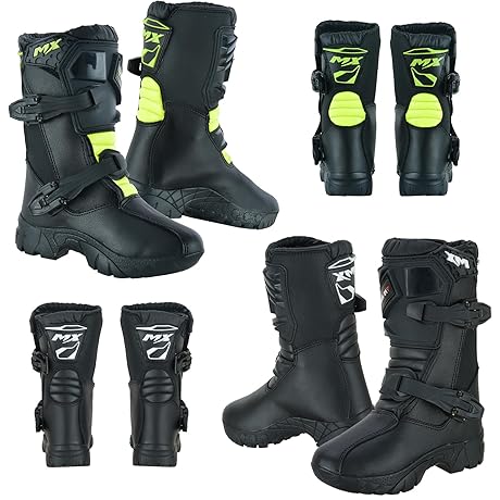 PROFIRST Motorcycle Kids Boots - Waterproof, Durable Footwear for Young Riders