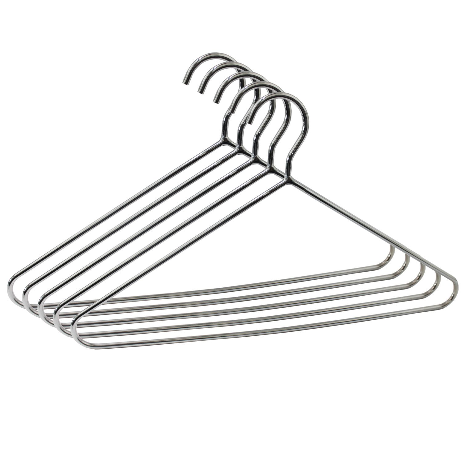 20 Stück Metall-Kleiderbügel – 45 Cm, Extra Stabil – Für Jacken, Mäntel & Schwere Kleidung