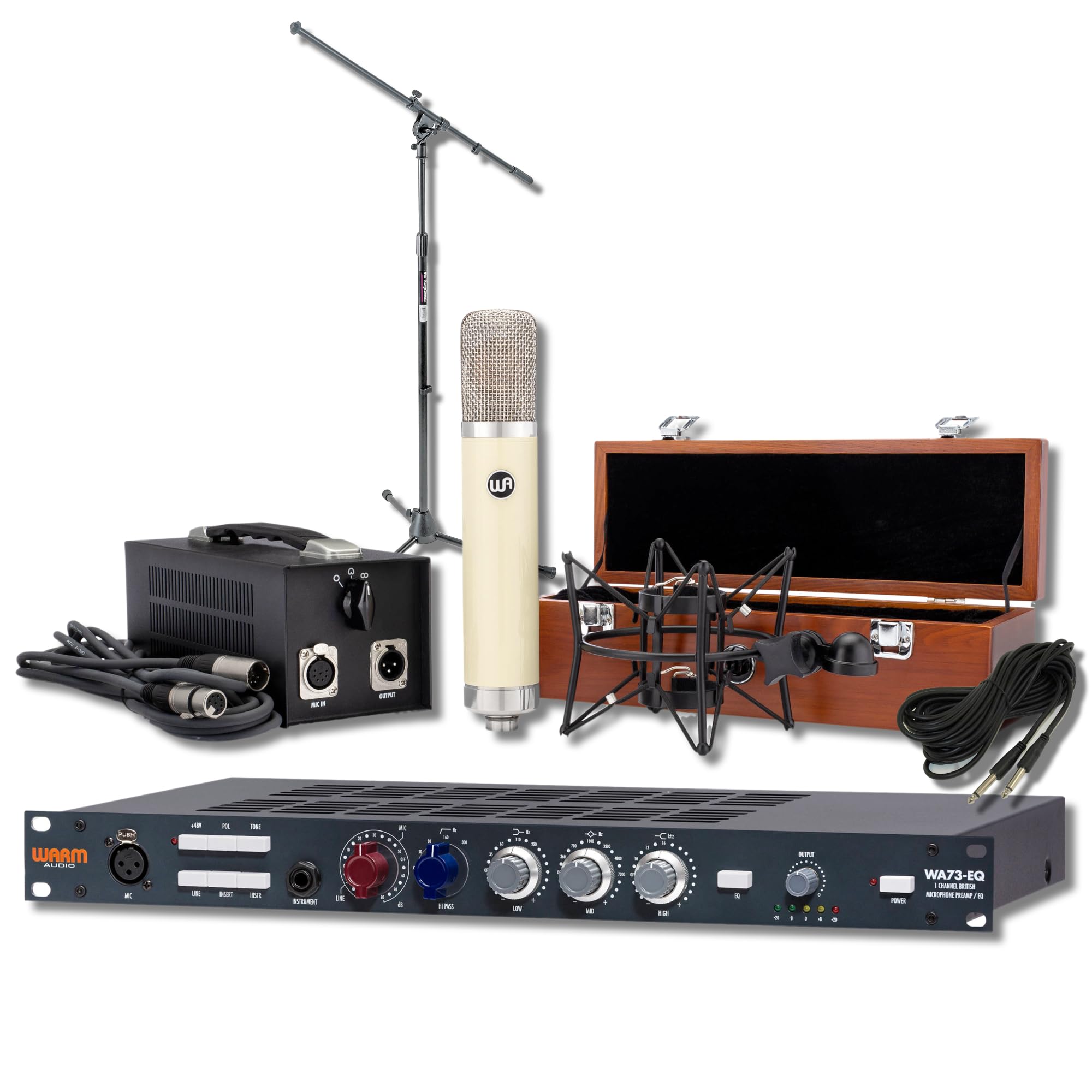 Amazon.com: Warm Audio WA73-EQ Microphone Preamp & EQ with