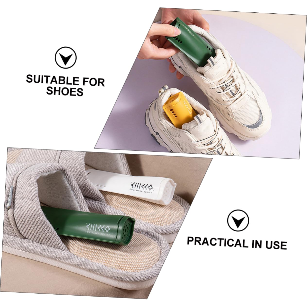 Angoily 12pezzi Capsule Deodoranti Per Scarpe Chic Per Armadi Giallo Blu Bianco Nero Design Pratico e Resistente Facile Da Usare e Conservare Per Eliminare Odori e Rilasciare Fragranze