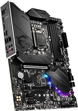 MSI MPG Z490 Gaming Plus Gaming Motherboard ATX, 10th Gen Intel Core, LGA 1200 Socket, DDR4, CF, Dual M.2 Slots, USB 3.2 Gen 2, 2.5G LAN, DP/HDMI, Mystic Light RGB