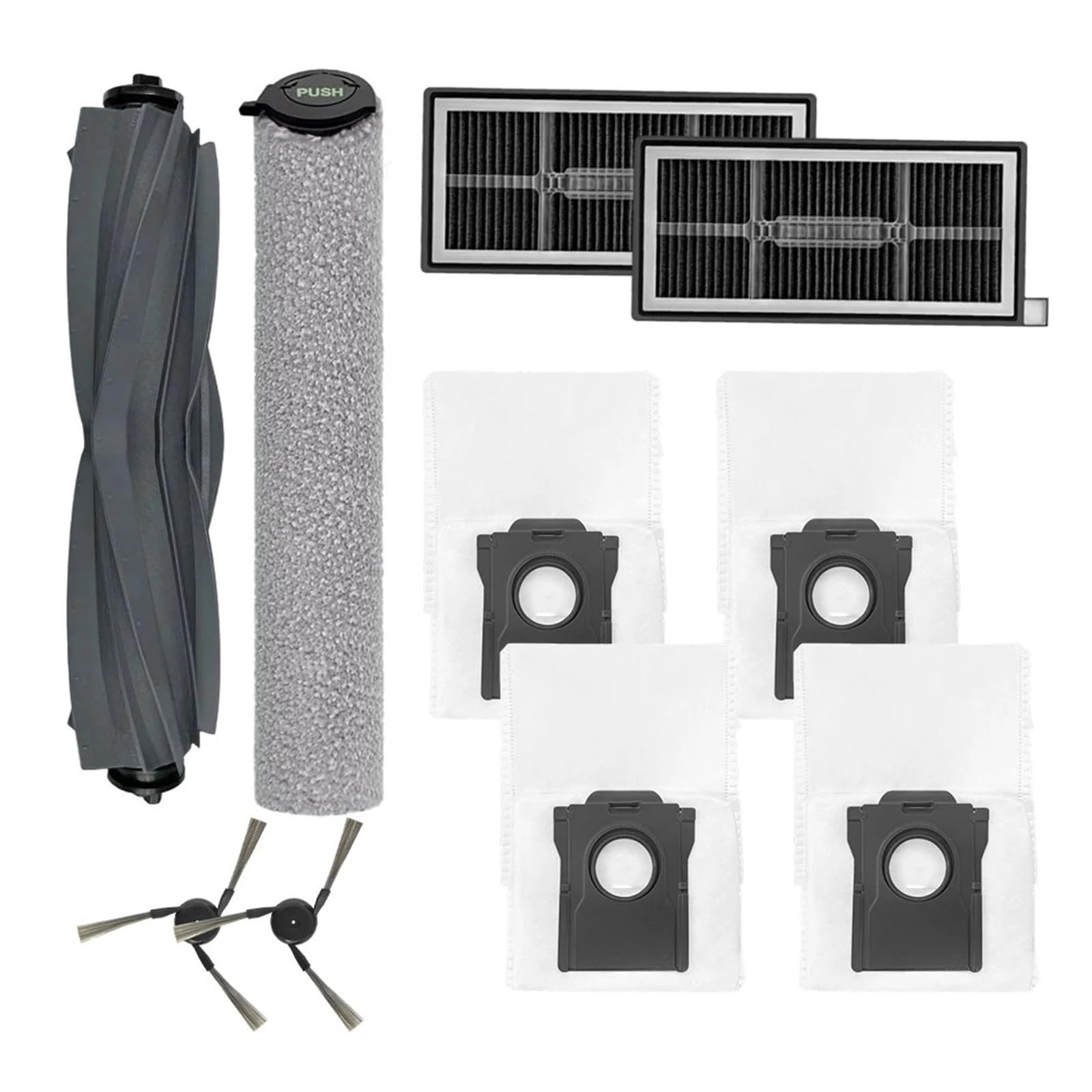 Generisch Kompatibel mit MOVA S70 Bürstenfilter-Mopp-Set