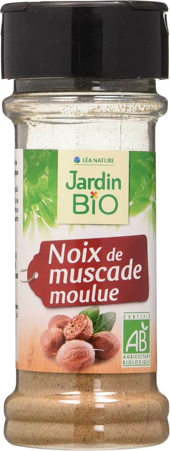 Jardin Bio Noix de Muscade Moulue 25 g Amazon.fr Epicerie