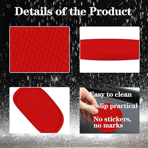 Miniatura 6 de Sodcay 4 posavasos para automóvil 275 pulgadas de PVC antideslizante portavasos de 275 pulgadas posavasos de té fijo impermeable de panal universal