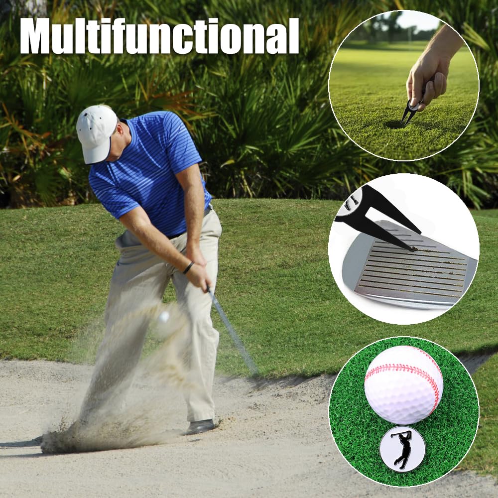 MiOYOOW Strumento di Riparazione Divot Golf con Apribottiglie