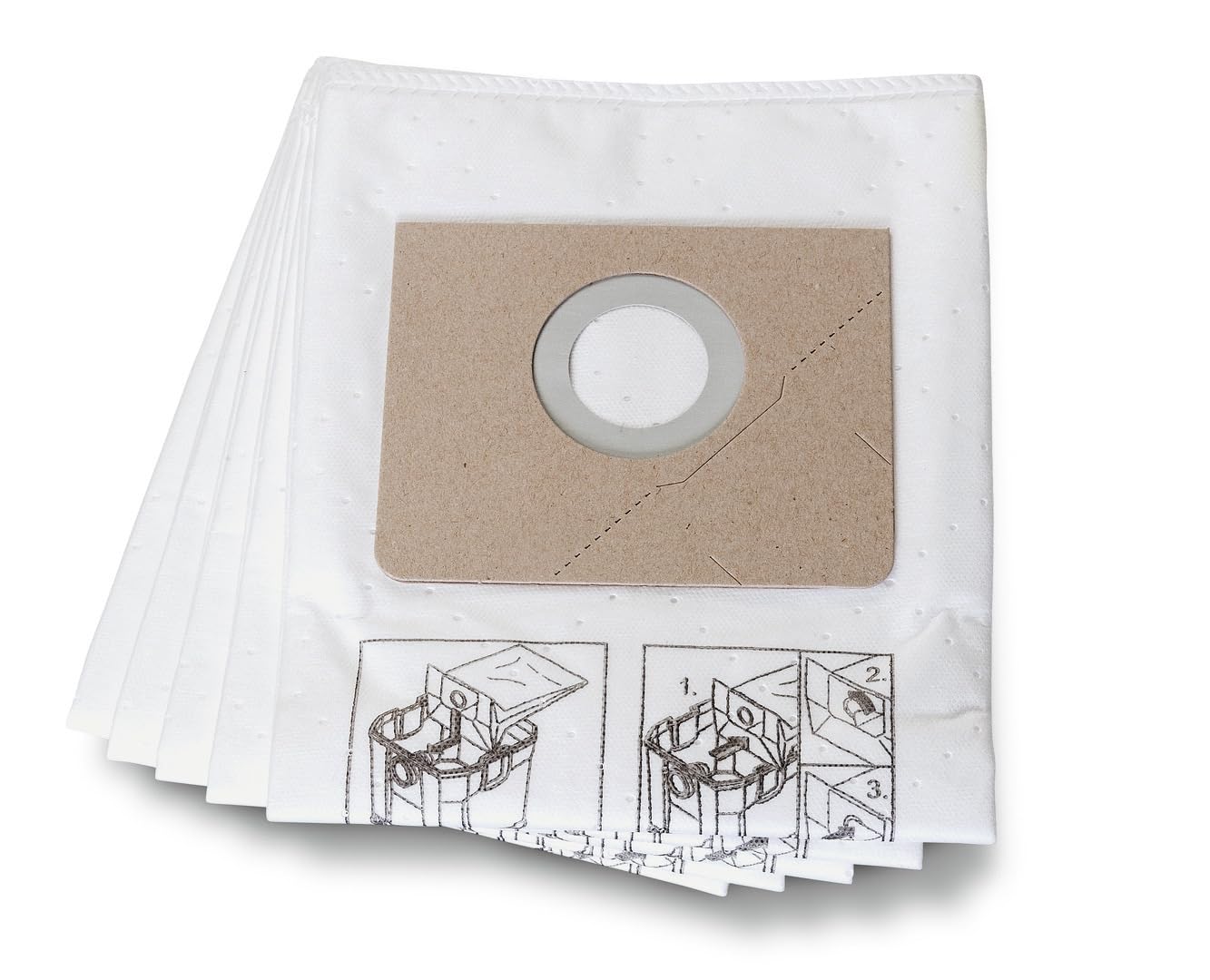 Fein 31345061010 Filter Bag Set 5pieces for Fine Wet Dry Vacuum Cl...